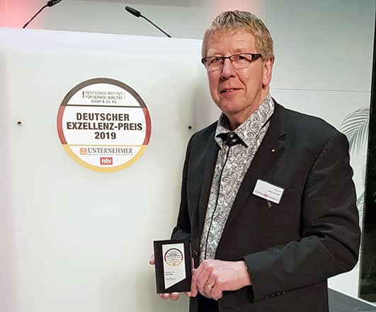 2019 - Premio a la Excelencia Alemana para el servicio de sellado de Fit-A-Seal